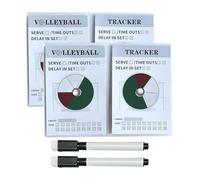 Volleyball Strategy Board - Magnetic Position, Training Coaching Tool, Player Rotation Planner, Court Tactics Board with Reusable Marker Design | Magnetic Volleyball Strategy for Team Practice
