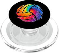 Volleyball Tie Dye Multi Color Rainbow Teen Girls Practice PopSockets PopGrip for MagSafe