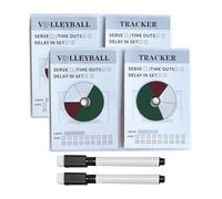 Volleyball Track Wheel - Strategy Training Tool, Portable Record Book | Player Position Monitoring Practice Substitution Aid, Referee Game Management Sports Enthusiast Accessory, Coaching Dry Erase Bo