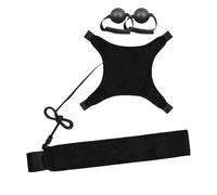 Volleyball Training Aid, Elastic Practice Tool, Plate with Adjustable Belt, Gear for Skill Accuracy, Professional Athletic Supplies, Performance Tether for Outdoor Jump Arm Swing Accuracy Techniques