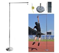 Volleyball Training Aid, Vertical Jump Measurement Tester, Portable Physical Testing Scale Jumping Trainer Pole with Water Bag Equipment