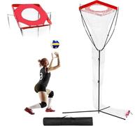 Volleyball Training Equipment Set, Volleyball Target Net, 204-330cm Height Adjustment, Adjustable Angle,for Outdoor Practice