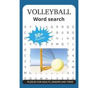 Volleyball Word Search: Easy to Read Word Search about Volleyball, Sports Lovers, Relaxing and Stress Relief Puzzles