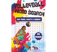 Volleyball Word Search Puzzle Book: Word Search with Easy to Read Print about Volleyball, Volleyball Tournaments, Volleyball Skills and More | 6x9 ... for Vacations, Holidays and Leisure Times