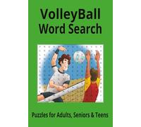 VolleyBall word search puzzle book: Word Search with Easy to Read Print about Volleyballs, Volleyball lover, Volleyball net and More | 6x9 inches, 110 ... Gift for Vacations, Holidays and Free Times