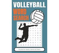 Volleyball Word Search Puzzle Book: Word Searches with Easy to Read Print about Volleyball, Sports, Teams and More | 6x9 inches, 110 pages | 50+ ... Gift for Vacations, Holidays, and Free Times