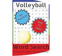 Volleyball Word Search Puzzle Book: Word Searches with Easy-to-Read Print about Volleyball, Volleyball game play, and More | 6X9 inches, 108 Pages | ... … Gift for Vacations, Holidays and Free Times