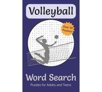 Volleyball Word Search Puzzle Book: Word Searches with Easy to Read Print about Volleyball, Volleyball Competition, Beach Volleyball, and More | 5x8 ... ... Gifts for Coaches, Players, and Fans