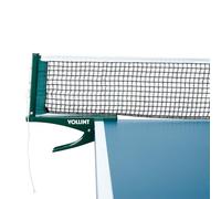 Vollint Iziclip Net and Post Set Portable, Lightweight 69” Clip-On Table Tennis Ping Pong Accessory with Precise Tension Adjustment, Strong Iron Posts and Durable Nylon Mesh Net