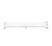 Vollint Regulation Size 22ft Wheeled Pickleball Net - Portable Steel Frame Thick Net with Wheels, Bungee Cords & Carry Bag - Easy To Set Up, Ideal for Training & Competitive Play