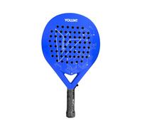 Vollint Z2 Padel Racket - Lightweight Beginner Paddle with Round Head, Smooth Surface, 50% Fibreglass 50% Carbon Construction and Low Balance