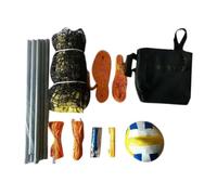VOLLLEYBALL BEACHAGE NET SETT NET - BACKEY BACKET NET SYSTEM EASY BUILD, DURABLE PLAY GEAR | Complete Volleyball Kit For Family Fun, Net Portable Easy As