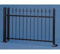 Vollmer 45007 Black Iron Fence 192x0.1x1.1cm Kit
