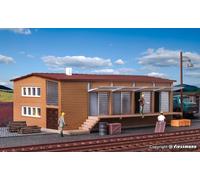 Vollmer 45604 HO Scale Warehouse/Freight Yard With Loading Ramp