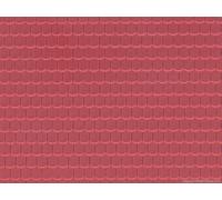 Vollmer 46026 OO/HO Red roof tile moulded plastic sheet 218x119mm