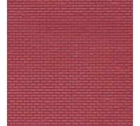 Vollmer 46033 HO Red brick moulded plastic sheet 218x119mm