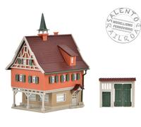 Vollmer 49544 Z Scale 1:220 Village Building With Gate Entrance