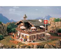 Vollmer Alpine Restaurant N Scale Model Building for Model Railway Enthusiasts & Hobbyists, All Ages