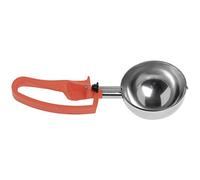 Vollrath 47388 S/S 8 Oz. / #4 Squeeze Disher with Orange Handle,Silver, 1 Count (Pack of 1)