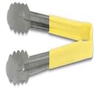 Vollrath DC250 Jacob's Pride 1-Piece Kool-Touch S/S Scalloped Tong, Yellow, 12