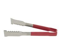 Vollrath Versagrip Tong Flat Red, 9 1/2''