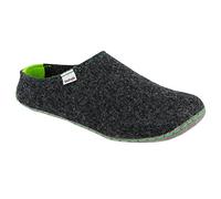 Vollsjö Women Slippers Made Of Felt, House Shoes Dark Gray Shoes For Ladies, Comfortable House Footwear, Felt Slippers, Casual Shoes, Home Slippers, Made In The EU, 4, Dark Grey-Green