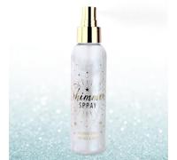 VOLLUCK Glitter Spray 110 ML, Luminous Finish Body Shimmer Spray for Body, Face, Hair & Clothes, Instant Sparkle for Parties, Christmas, Birthdays & Celebrations (Light Blue)