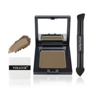 VOLLUCK Root Touch up Powder 12g - Covers Grey Roots & Conceals Thinning Hair, Hairline Powder for Men & Women - Natural Look, Easy to Use & Compact for Quick Touch Ups (Brown)
