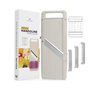 Vollum Wide Mandoline Slicer Professional Japanese Mandoline Slicer with Interchangeable Stainless Steel Blades