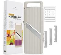 Vollum Wide Mandoline Slicer Professional Japanese Mandoline Slicer with Interchangeable Stainless Steel Blades