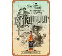 Volly Havana Club Rum The Giamour Retro Prevent Glare Classic Chic Fun Art Fashion Metal Wall Decor Tin Sign Suitable For Kitchen Living Room Bar Cafe Decoration