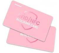 Volnamal RFID purses for women Blocking Cards Blocker for contactless Safe Cards Wallets force field max card protector scan Proof Card Theft Ultra Thin Minimalist Secure Bank Credit Card Holder 2Pink