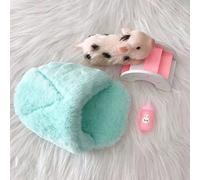 VOLOBE 5 Inches Silicone Piglet, Soft Mini Realistic Silicone Animal, Gift Box with Piglet Accessories, Kids Lifelike Reborn Doll（Ella）