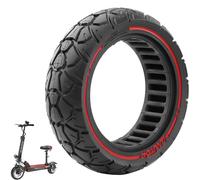 VOLOHAS 10x3 Solid Rubber Tyres - 10 Inch, 255x80, 80/65-6.5 Replacement Tyres for Electric Scooter The Slot Wdth is 53.5 mm, Suitable for Wheels with a Width of 51-54 mm
