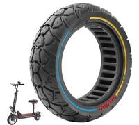 VOLOHAS 10x3 Solid Rubber Tyres - 10 Inch, 255x80, 80/65-6.5 Replacement Tyres for Electric Scooter The Slot Wdth is 53.5 mm, Suitable for Wheels with a Width of 51-54 mm