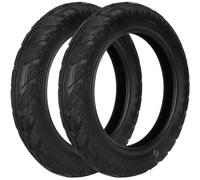 VOLOHAS 12 Inch Inner and Outer Tubing Double Layer 12 1/2 x 2 1/4 with 45° Angled Valve for Stroller, Trike, Bike, Kids Bike, Bicycle (Outer Tyres)