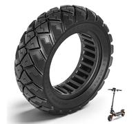 VOLOHAS 9 x 3.0-5.5 Solid Tyres for Kukirin G2 Pro, Zero 10X, Dualtron Eagle Pro Electric Scooter Replacement Tyres Solid Rubber Tyres Non-Slip Off-Road Solid Tyres Puncture Proof (Black 1 PC)