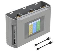 VOLOHAS Battery Charger for DJI Mini 2 SE/Mini 2/Mini SE/Mini 4K Drone,Two-Way Charging Station With Color Display,Charger Hub Accessory, Parallel Battery Charging Station,Charging 3 Batteries