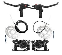 VOLOHAS Disc Brake System for KuKirin G2 Pro, Brake Lever, Brake Cable Roller, Mechanical Disc Brake Calipers and 120 mm Stainless Steel Brake Disc with 6 Holes