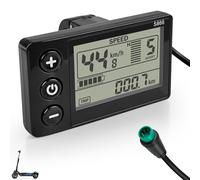 VOLOHAS Electric Scooter Instrument Display for Smartgyro Speedway/Rockway/Crossover, S866 LCD Display, 5-Pin Throttle Motherboard Dashboard Display for Smartgyro Electric Scooter Controller