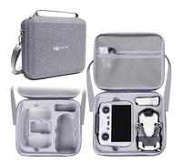 VOLOHAS Mini 4 Pro Storage Bag, Portable Carry Bag for DJI Mini 4 Pro Handbag with Shoulder Strap, Waterproof Shockproof Accessories 26.5x22.5x10cm Grey