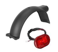 VOLOHAS Rear Mudguard with LED Rear Light for Xiaomi Elite Electric Scooter with Rear Light, Empty Number Plate, Original Rear Mudguard Waterproof Cover, Accessories, Replacement Part
