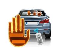 VOLORD Finger Light, Gesture Control Car Back Window Led Sign - 3 Modes (Women)