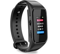 Volorful 64GB Voice Recorder Bracelet - Password Protection, One-Touch Recording, 1536KB HD Timed Recording, Voice Activated Recorder with DSP Noise Reduction for Meetings Interviews Classes