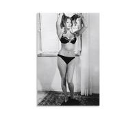 Volpi Cup for Best Actress Winners Sophia Loren Black And White Poster Painting On Canvas Wall Art Poster Scroll Picture Print Walls Decor Home Posters 16x24inch(40x60cm)