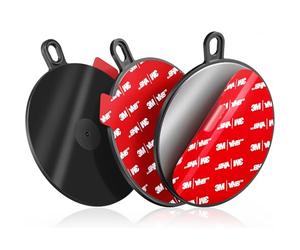 volport 3 Pack Dashboard Pad Mounting Disk for Suction Cup 95mm/3.74" Heat Resistant Adhesive Sticky Pad for Dash Cam, Sat Nav, Windshield, Phone Holder, GPS, Tablet and More