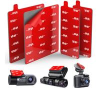 volport Adhesive Sticky Pads for Dashcam GoPro Car Camera Action Cam, Heat Resistant Double Sided Mounting Tape Replacement Sticker for Windscreen & Dashboard for GKU Thinkware Road Angel 70mai