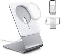 volport Cell Phone Stand for Magsafe Charger, Sturdy & Anti Slip iPhone Mag Safe Desk Stand Compatible with iPhone 17 16 15 14 13 12 Pro Max Plus Mini Air (Stand Only, Magsafe Charger Not Included)