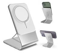 Volport Phone Holder Stand for MagSafe Charger, Mobile Phone Desk Cradle Dock Compatible with iPhone 16 15 14 13 12 Pro Max Plus Mini【Note: Stand only, Magsafe Charger and Cable are not included】
