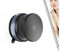 volport Vacuum Magnetic Phone Holder, 360° Adjustable Removable Reusable Suction Cup Cell Phone Mount for Magsafe iPhone Samsung Google Android, Use in Mirror Bathroom Wall Glass Kitchen Desk, Black